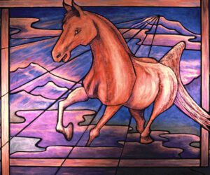 stained glass paintings